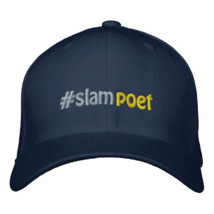 Casquette Brodée #slampoète #hashtag Slampoète Hashtag