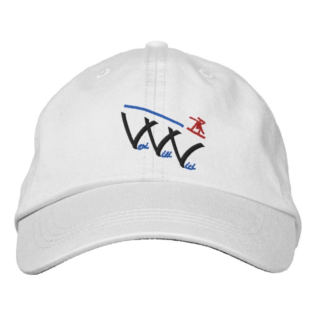 Casquette Brodée snowboardeur veni vidi vici (Devant)