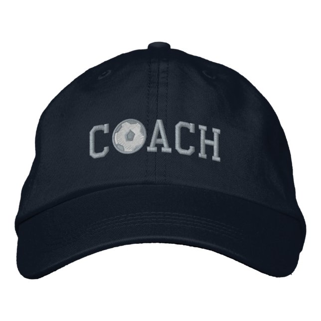 Casquette Brodée Soccer Coach Cap (Devant)