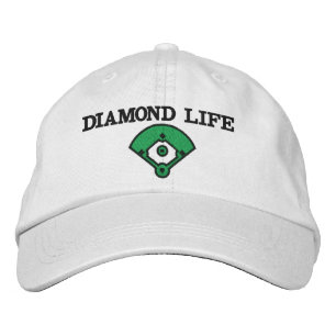 Casquette Brodée Softball Diamond Life