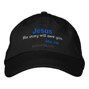 Casquette Brodée Son histoire vous sauvera gotGod316.com Wool