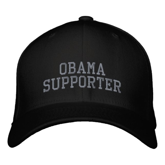 CASQUETTE BRODÉE SOUTIEN D'OBAMA (Devant)