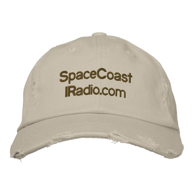 Casquette Brodée SpaceCoastIRadio.com (Devant)