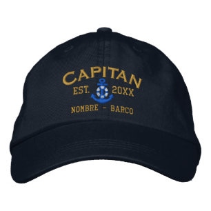 Casquette Brodée SPANISH El Capitan Style Easy to Personalize