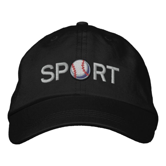 Casquette Brodée Sports de baseball (Devant)