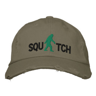 Casquette Brodée Squatch avec grand logo bigfoot