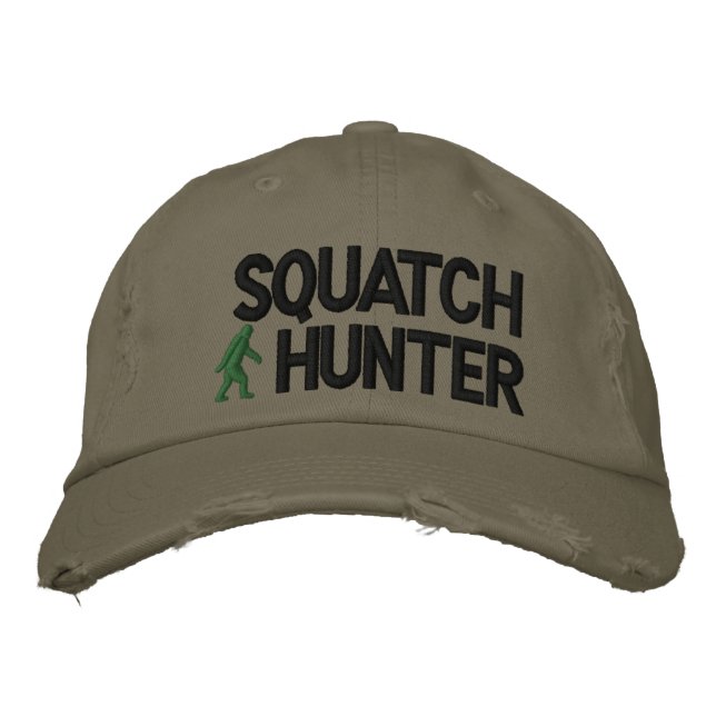 Casquette Brodée Squatch Hunter (Devant)