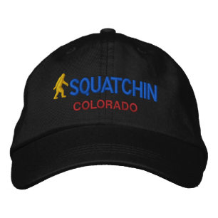Casquette Brodée Squatchin & votre état personnalisé