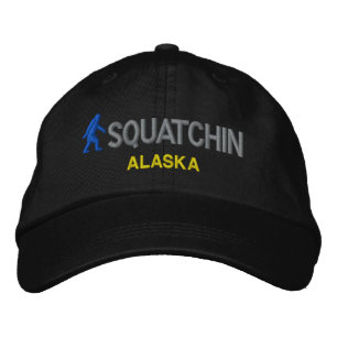 Casquette Brodée Squatchin & votre état personnalisé
