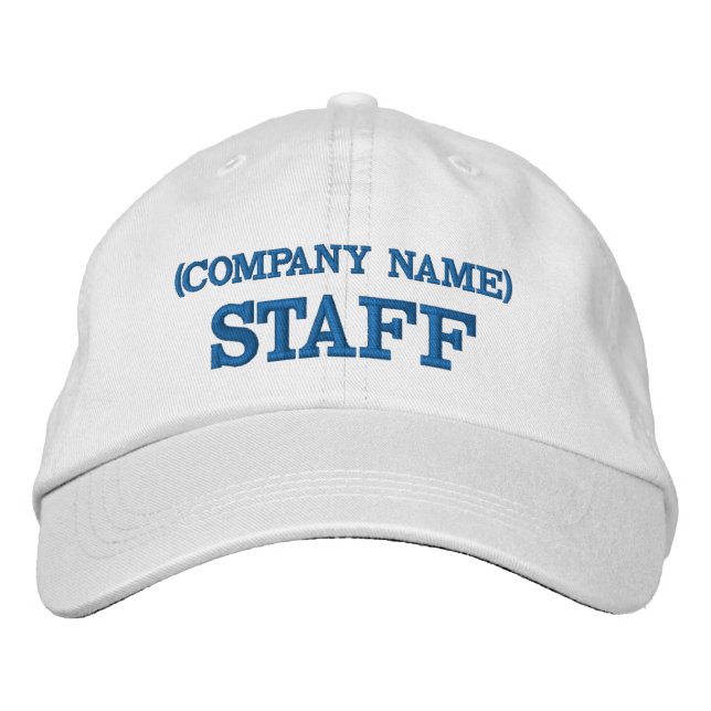 Casquette Brodée STAFF Hat | Custom Embroidered Staff Cap | Team (Devant)