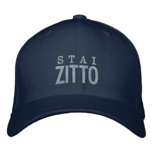 Casquette Brodée Stai Zitto Drôle Être tranquille