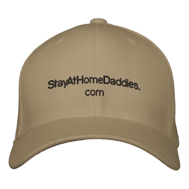 Casquette Brodée StayAtHomeDaddies.com (Devant)
