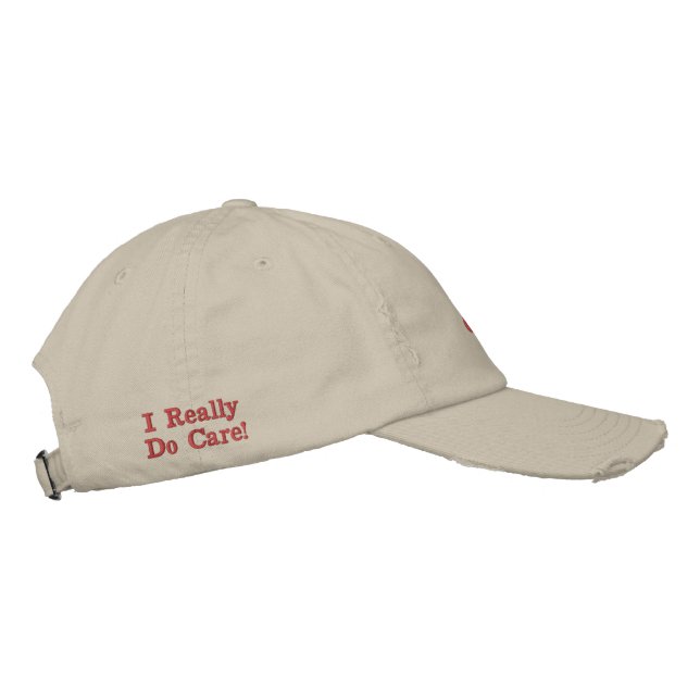 Casquette Brodée Stone USA 'Je m'en fiche vraiment ' (Droite)