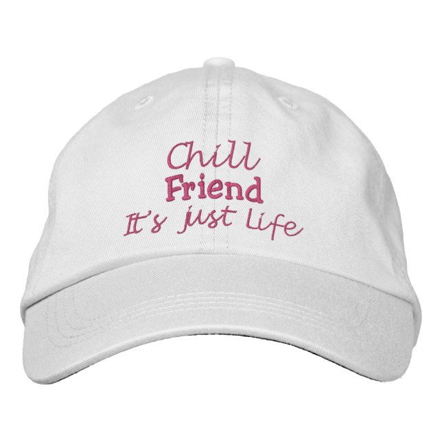 Casquette Brodée Style de chapeau amusant (Devant)