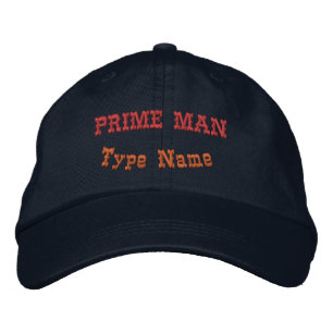 Casquette Brodée Stylé PRIME HOMME Réglable Marine Élégant Mode