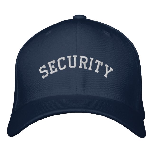 Casquette Brodée Stylish Custom SECURITY Text (Devant)