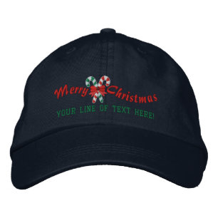 Casquette Brodée Sucres de canne de voeux de vacances personnalisés