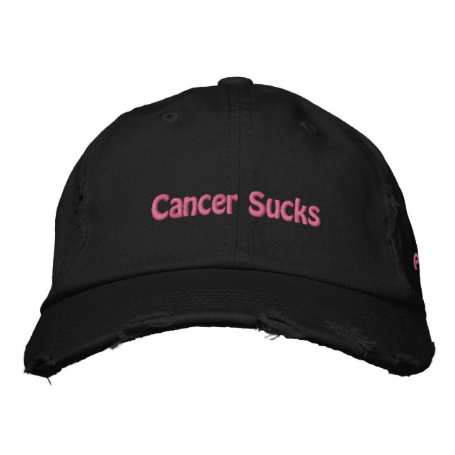 Casquette Brodée Sucs cancéreux (Devant)
