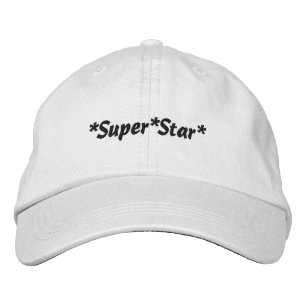 Casquette Brodée Super Star Haut de Gamme Fantastique Chapeau de Ha