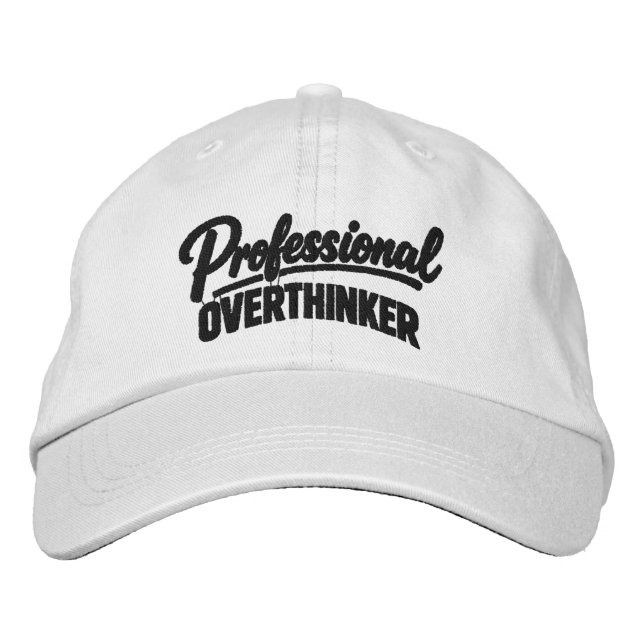 Casquette Brodée Surdoué de la réflexion Humour drôle (Devant)