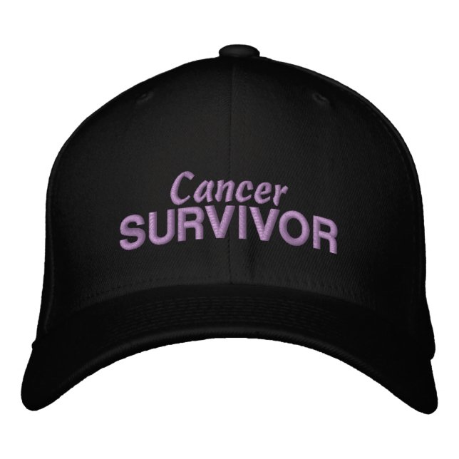 Casquette Brodée Survivant de Cancer (Devant)