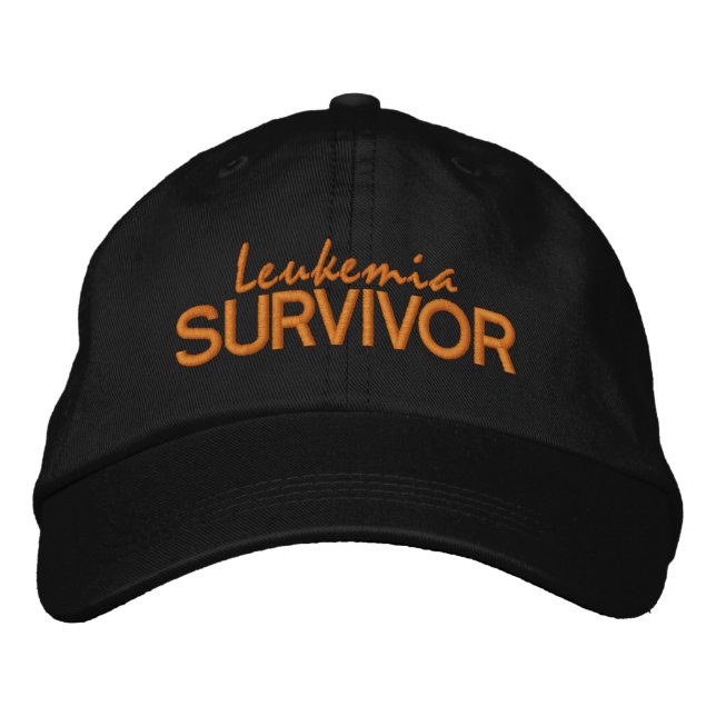 Casquette Brodée Survivant de la leucémie (Devant)