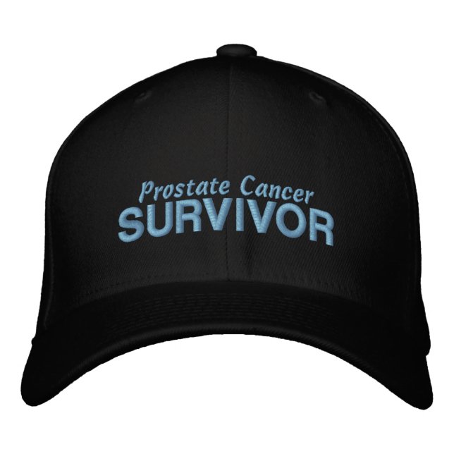 Casquette Brodée Survivant du cancer de la prostate (Devant)