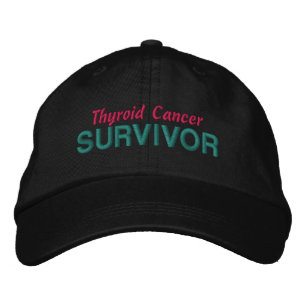 Casquette Brodée Survivant du cancer de la thyroïde