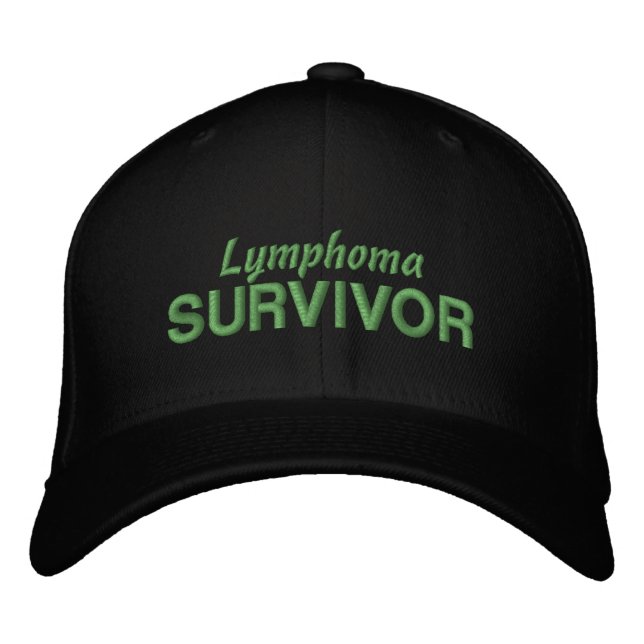 Casquette Brodée Survivant du lymphome (Devant)