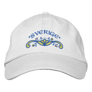 Casquette Brodée Sverige : Suédois Flourdissant