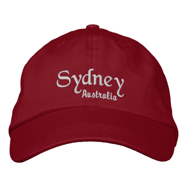 Casquette Brodée Sydney Australie (Devant)