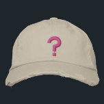 Casquette Brodée ? Symbole brodé de la marque de question sur le Ca<br><div class="desc">? - symbole de point d'interrogation. Un point d'interrogation au lieu d'une ampoule pour symboliser la confusion au lieu d'une grande idée !</div>