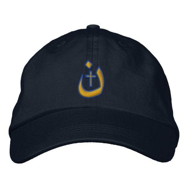 Casquette Brodée Symbole chrétien nazaréen Schéma de solidarité (Devant)