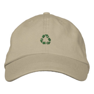 Casquette Brodée Symbole de recyclage petit