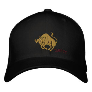 Casquette Brodée Symbole Taurus Zodiac Broderie