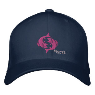 Casquette Brodée Symbole zodiaque Pisces Broderie 19 févr. - 20 mar