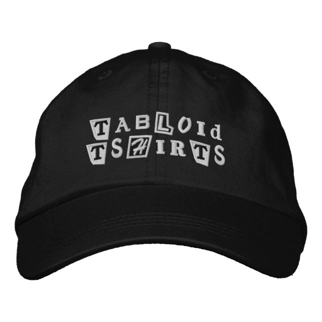 Casquette Brodée T-Shirts Tabloïds (Devant)