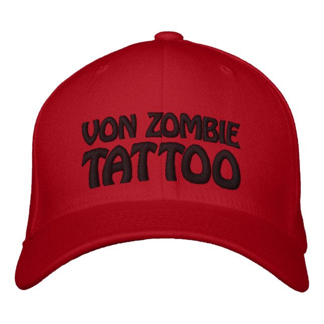 Casquette Brodée Tatouage Von Zombie 001HH (Devant)