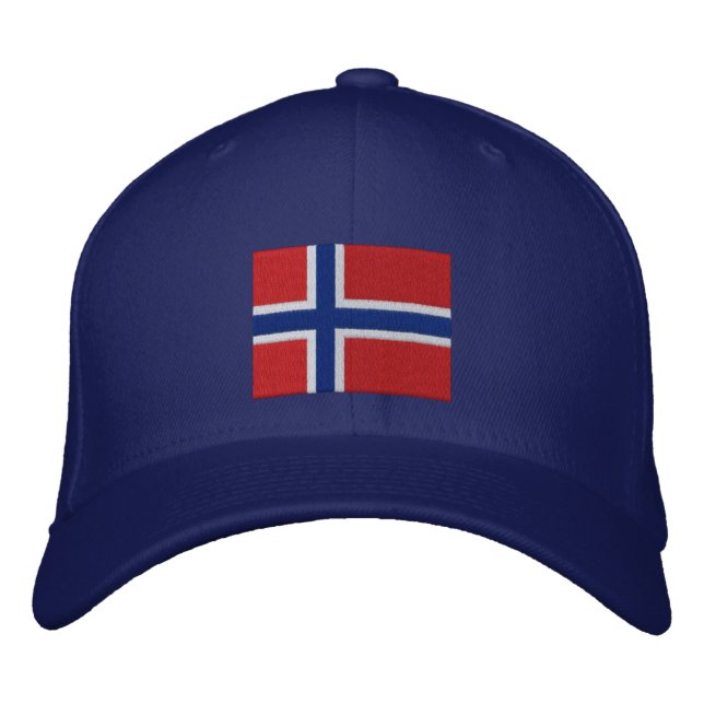 Casquette Brodée TEAM Norvège Date personnalisée Personnalisée (Devant)