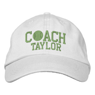 Casquette Brodée Tennis Coach Personalized