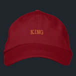 Casquette Brodée Tenue décontractée énergique et puissante avec cas<br><div class="desc">Dégagez une confiance en vous avec cette casquette rouge frappante à broderie « ROI » ajustable de Paasam. La riche couleur rubis ajoute une énergie audacieuse et branchée qui améliore instantanément les combinaisons de vêtements décontractés du quotidien. Les détails de broderie magnifiques créent une apparence élégante et haut de gamme...</div>