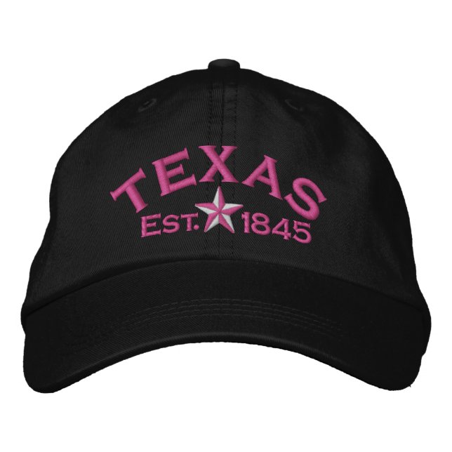 Casquette Brodée Texas Star (Devant)
