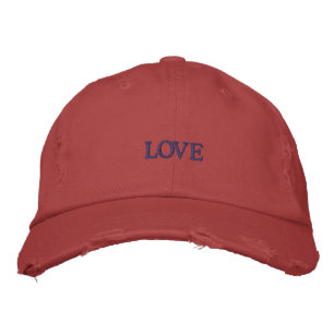 Casquette Brodée Texte Amour Coton Mariée Mariage Marié Rouge Éclat