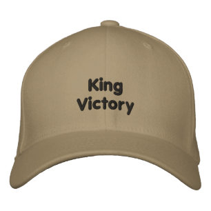 Casquette Brodée Texte de victoire Comfort KING Royal Chapeau stylé