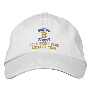 Casquette Brodée TEXTE fort de Boston Personalizable EDIT