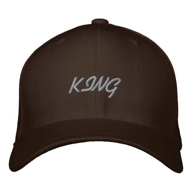 Casquette Brodée Texte Roi (Devant)