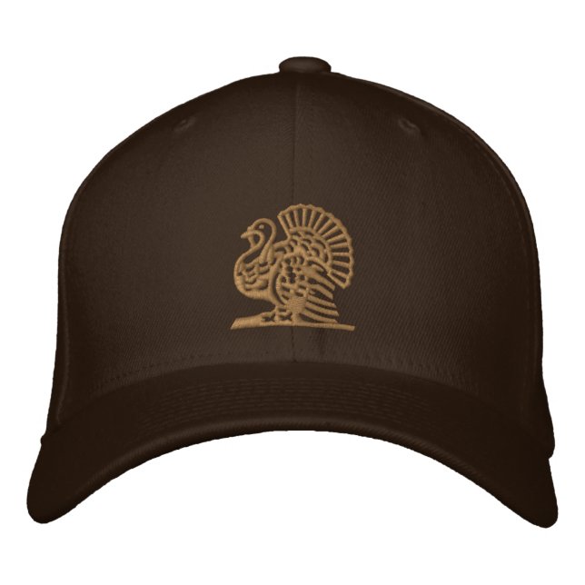 Casquette Brodée Thanksgiving Turquie (Devant)