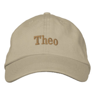 Casquette Brodée "Theo" Nom Masculin Brodé,