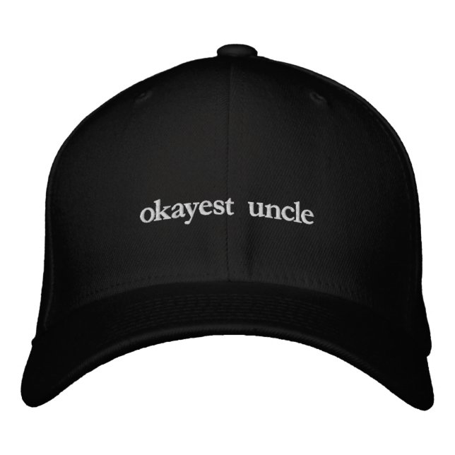 Casquette Brodée Tonton le plus cool Tonton drôle (Devant)