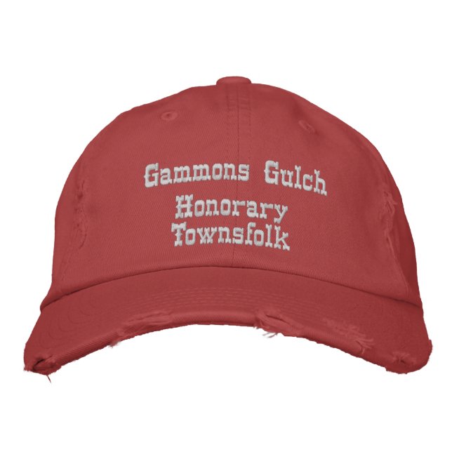 Casquette Brodée Townsfolk de Arizona Gammons Gulch (Devant)